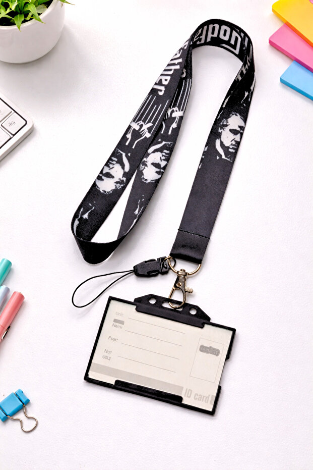Godfather Baba - Staff Neck Hanging Phone and Card Holder Set