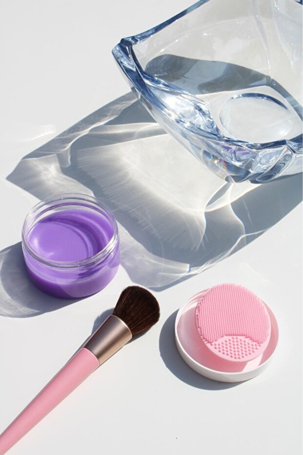 Makyaj Fırçasını Ve Süngerini Temizleme Sabunu Ve Silikon Matı 70gr POPBeautySabun - 6