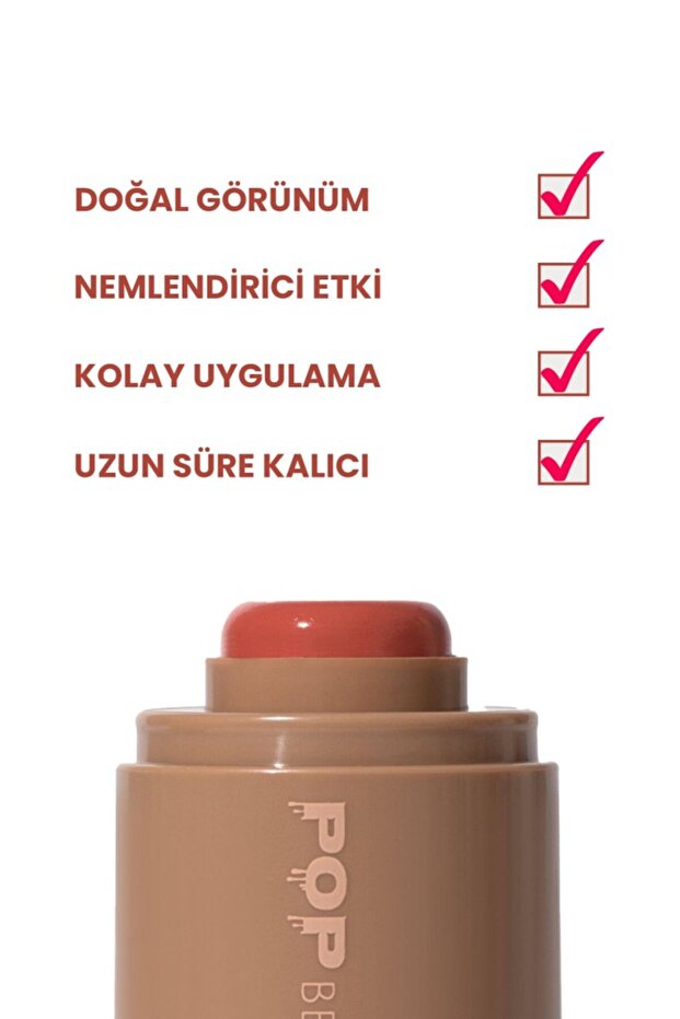 Doğal Görünüm, Nemlendirici Etkili, Yanak Ve Dudak Renklendirici Stick Allık, Freckle 868 - 4
