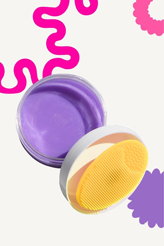 Makyaj Fırçasını Ve Süngerini Temizleme Sabunu Ve Silikon Matı 70gr POPBeautySabun - 3
