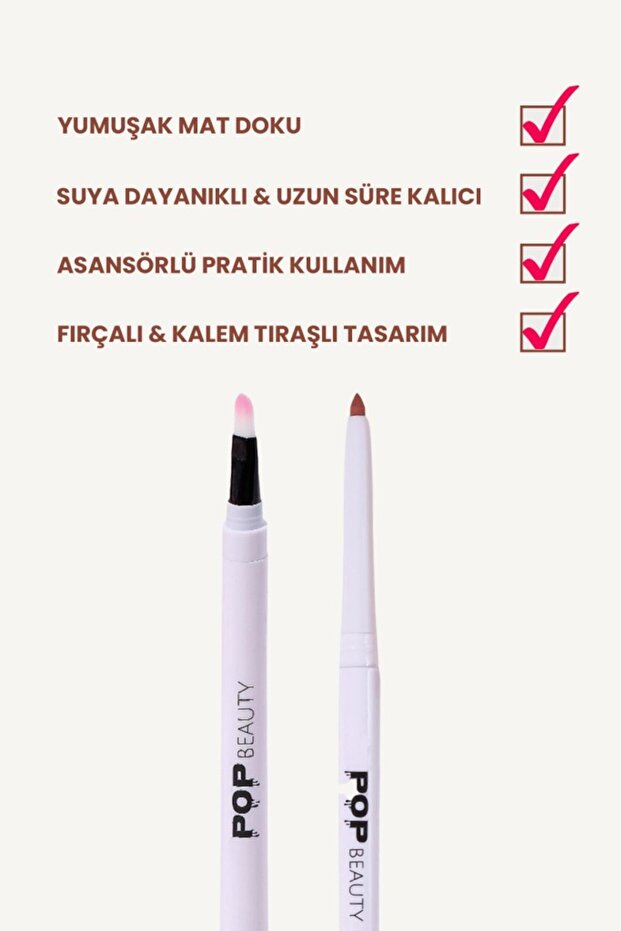 Dudak Kalemi, Suya Dayanıklı, Asansörlü, Waterproof Lıplıner- New Whirl 8684415590138 - 3