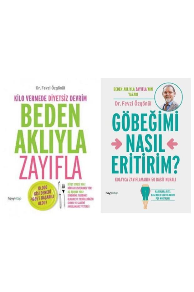 Beden Aklıyla Zayıflama + Göbeğimi Nasıl Eritirim 2 Kitap Set