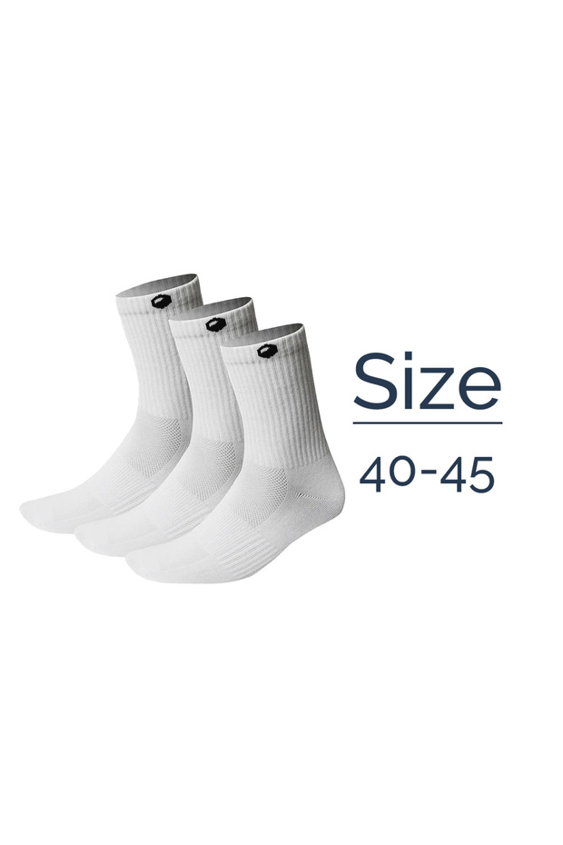 Everyday Performance Socks – Elite 3-Pack Optic White Edition - 7