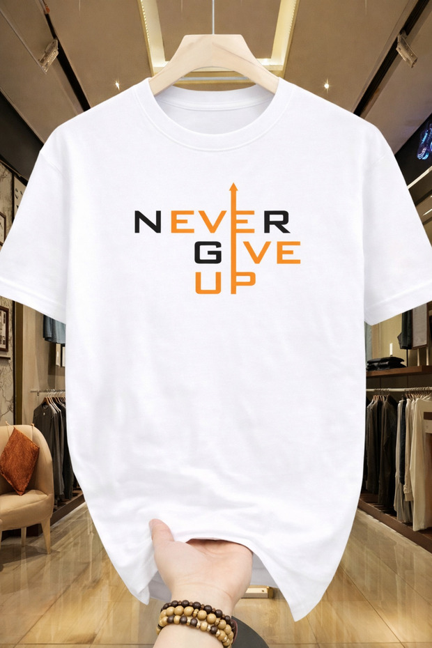 Oversized White Unisex T-Shirt Printed Relaxed Fit Casual Stylish Streetwear
