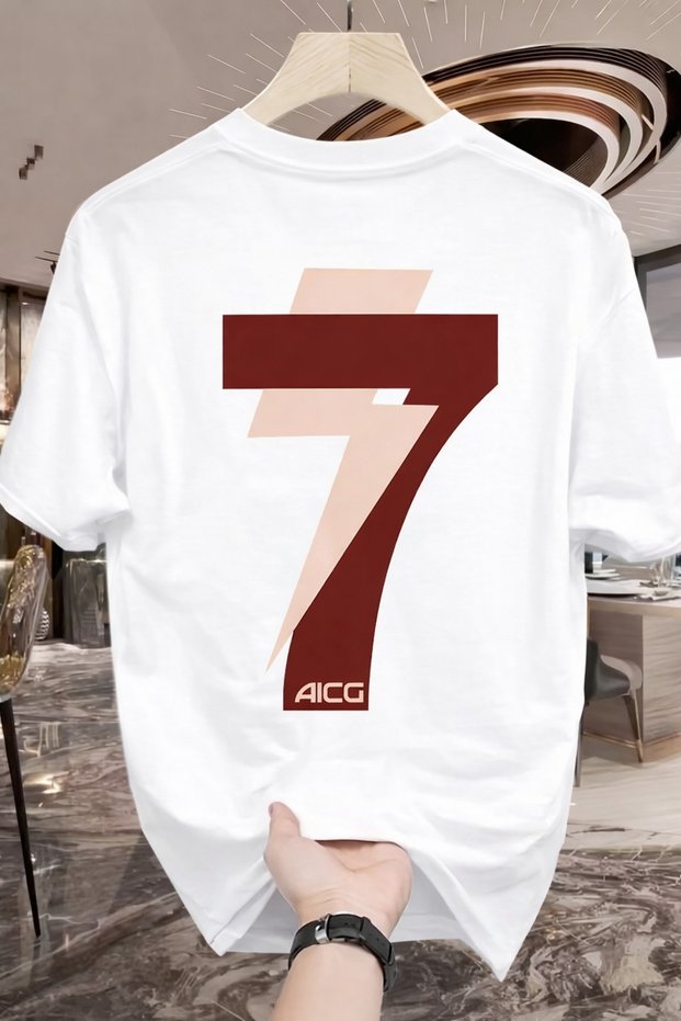 Oversized White Unisex T-Shirt Printed Relaxed Fit Casual Stylish Streetwear