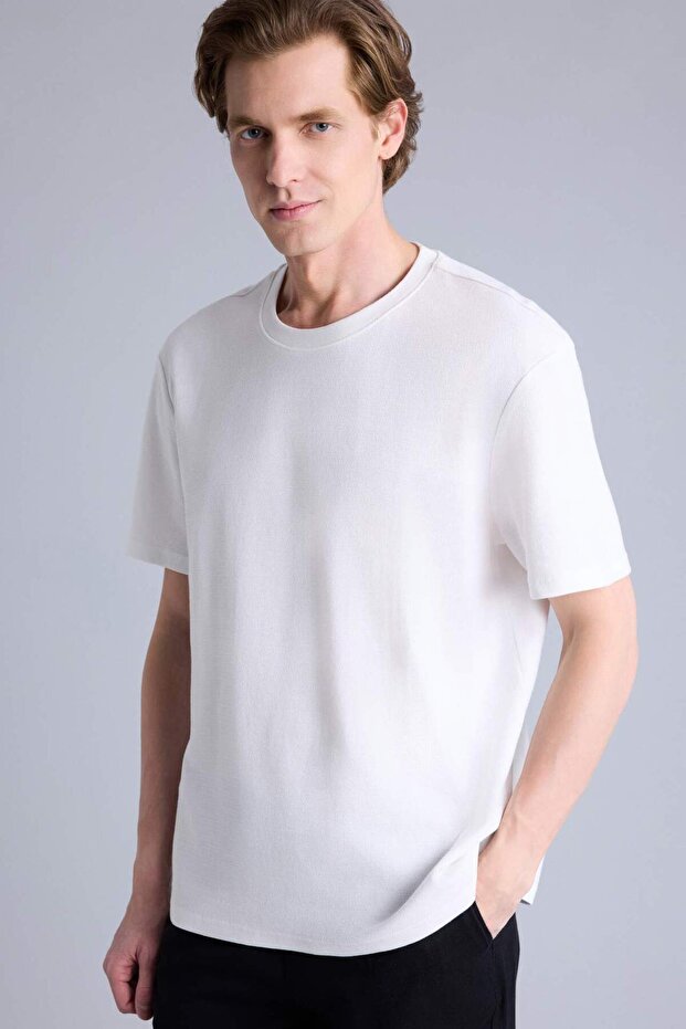 100% Cotton Regular Fit Crew Neck Short Sleeve T-Shirt G8108Ax26Sm