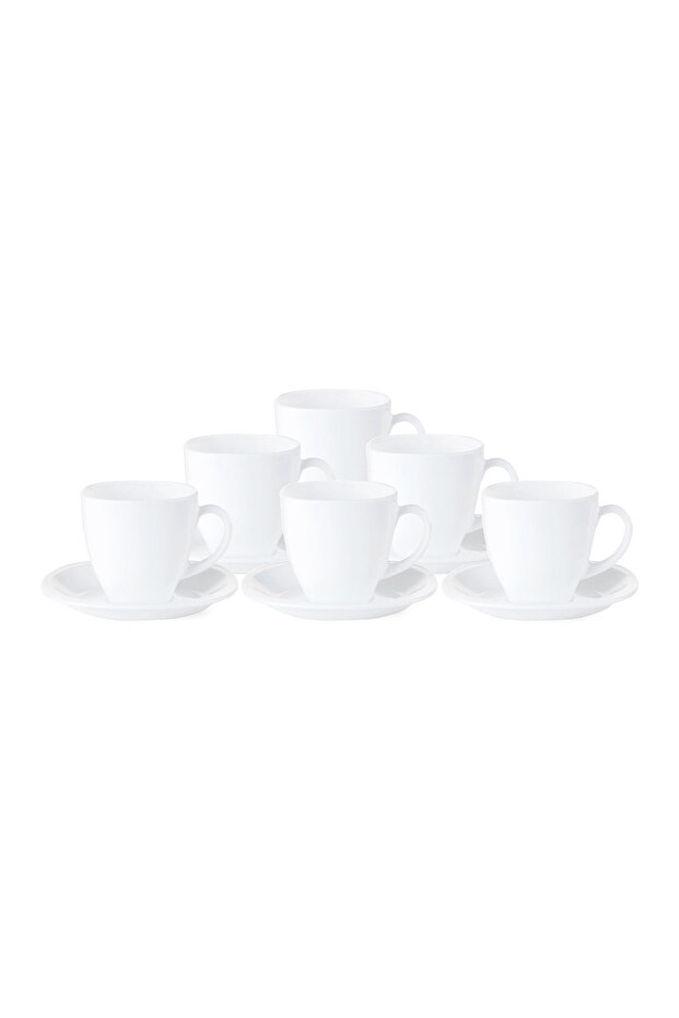 Carine Cup & Saucer, 22 cl, 12 pcs, White