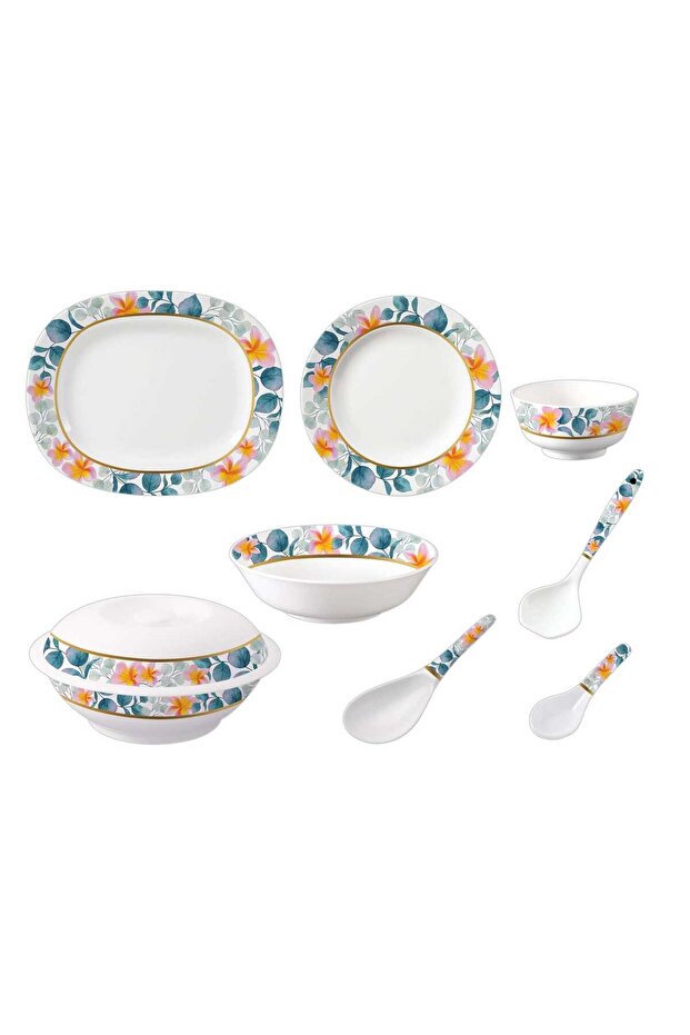 Melamine Dinner Set 40pc Natsha