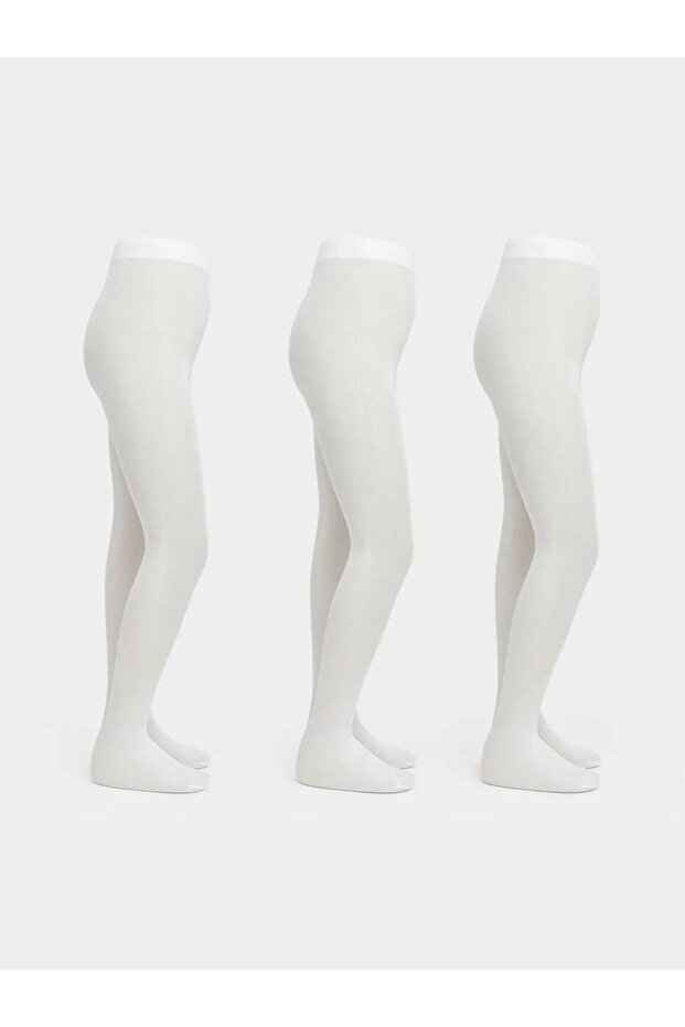 Girl's Thin Pantyhose 3-Pack (S6)
