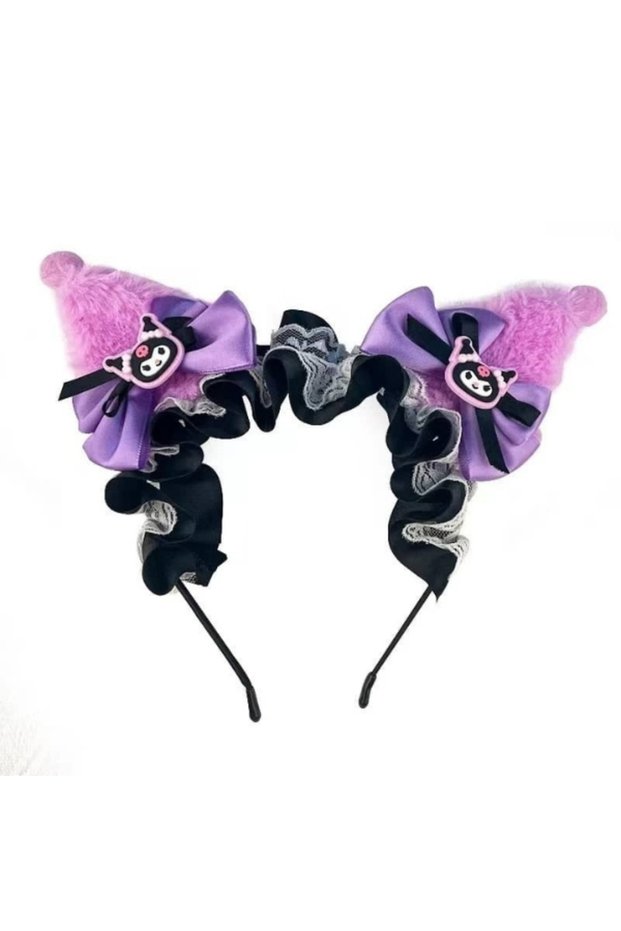 Plush Fabric Cosplay Headband – Cute Kawaii Hair Accessory for Girls