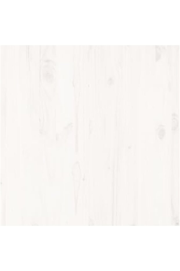 Small double bed frame 4FT, white, 120x190 cm, solid wood - 5