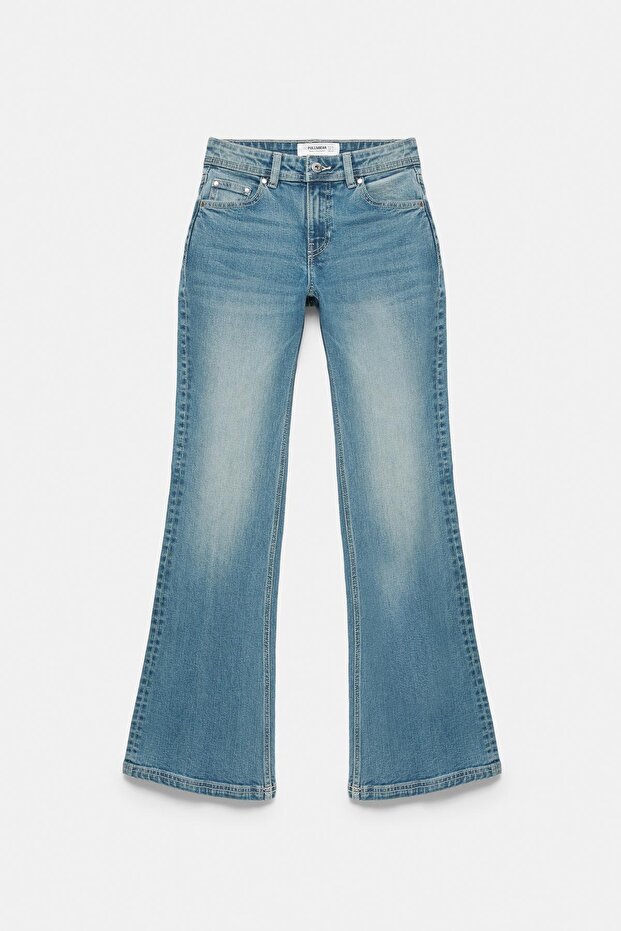 Bootcut düşük bel jean - 8