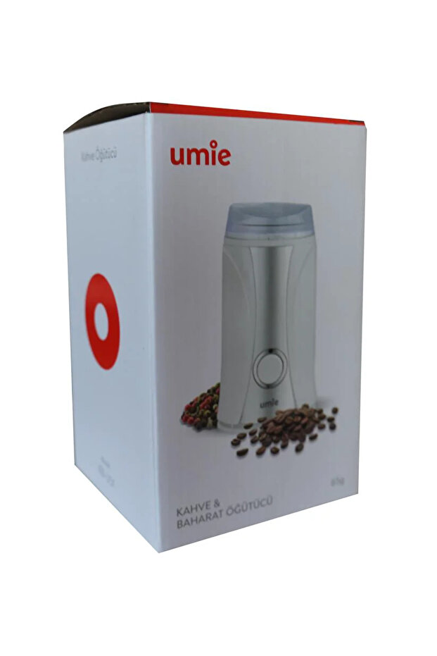 Umie kb-u51 65g capacity white 160w coffee and spice grinder