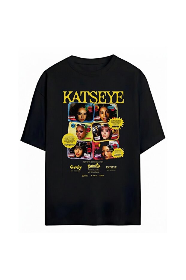 Katseye Unisex Oversize 100% Cotton T-Shirt