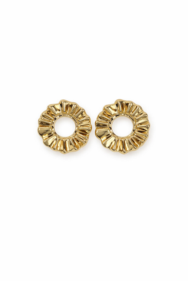 Circle Shaped Wavy Earrings