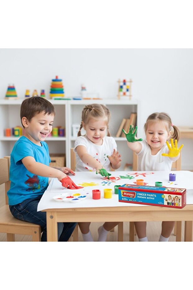 Finger Paints 6 Colors - Finger Paints 6×25 ml