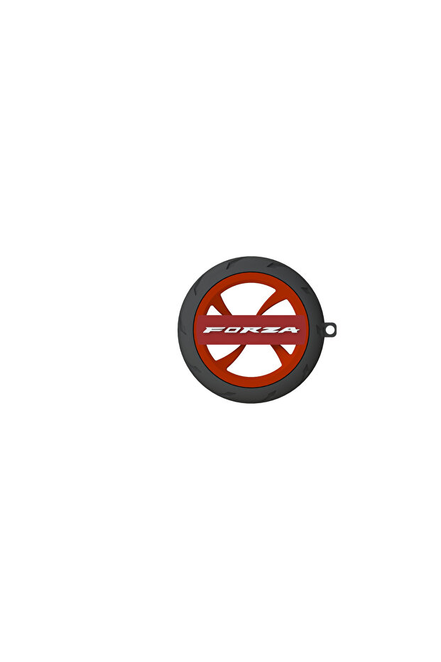 Honda Forza Logo Special Design Motorcycle Keychain with Tire Detail