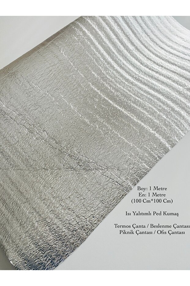 Heat Insulating Foil, 1 Meter Wide Pad Fabric, Lining for Nutrition, Picnic, Thermos, Office Bag