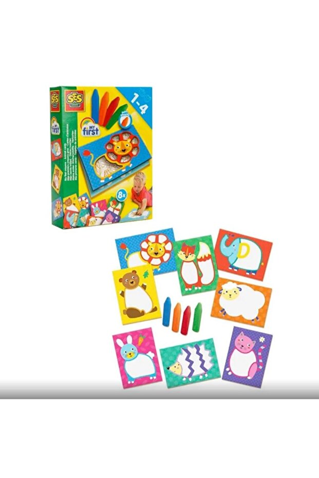 My First Coloring Pens and Animal Cards Set