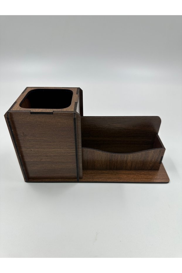 Desktop Pen Holder Organizer Office Desk Organizer Business Card Holder Stand (17X7X9Cm)