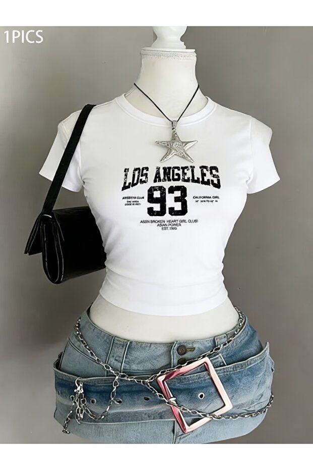 Kemer Boy Los Angeles 93 Crop Blouse