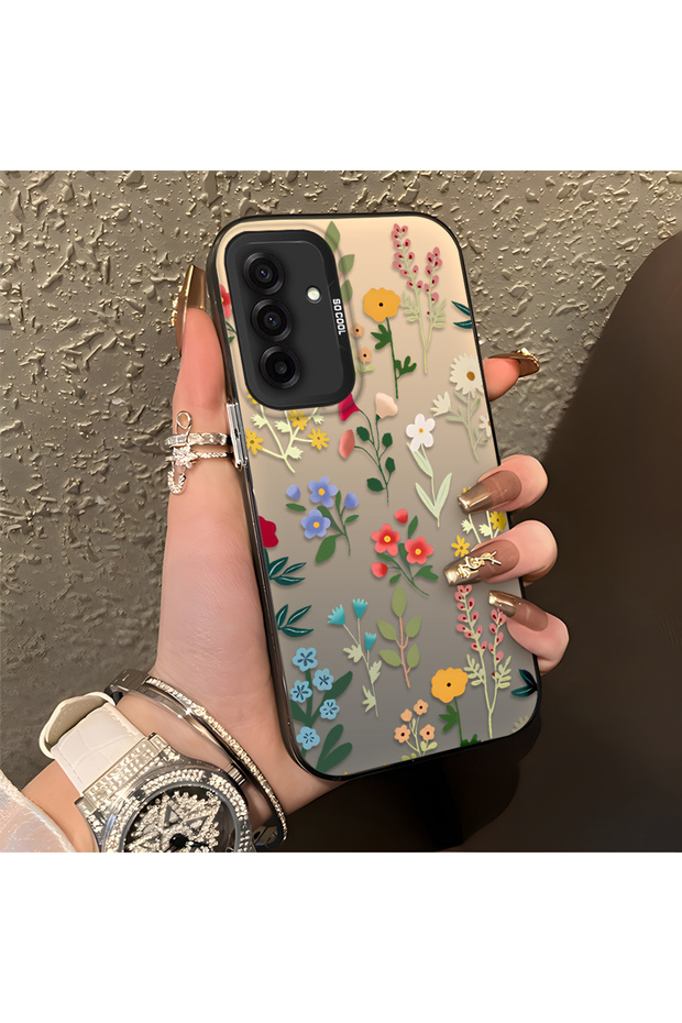 Samsung Galaxy A26 Compatible Stylish Floral Scratch Protection Phone Case