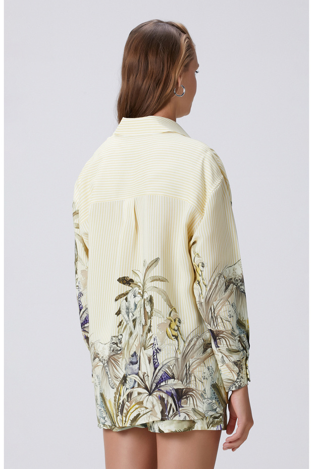 Sarı Yeşil Gömlek - 5