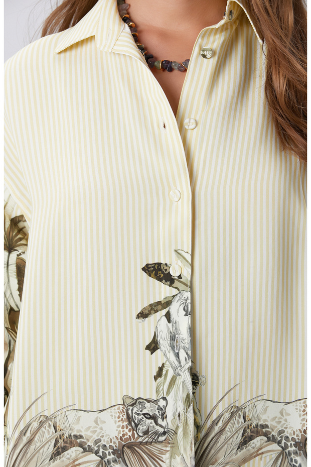 Sarı Yeşil Gömlek - 6