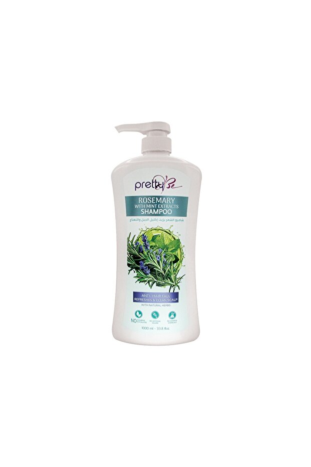 HAIR SHAMPOO WITH ROSEMARY AND MINT EXTRACTS-1000ml