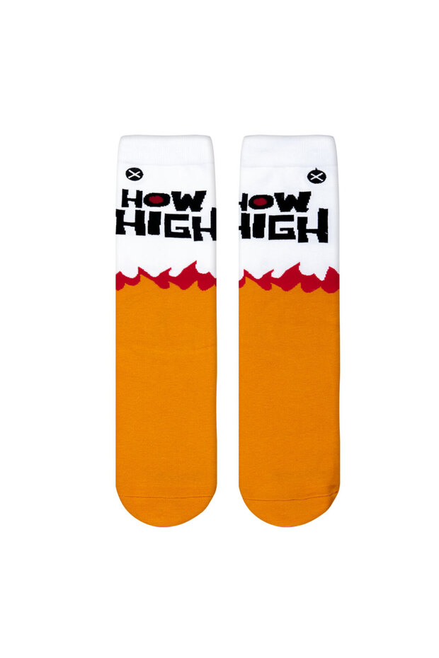 X HOW HIGH BURN CREW SOCKS - 2