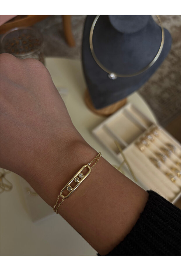 Messika Model Gold Çelik Bileklik - 1