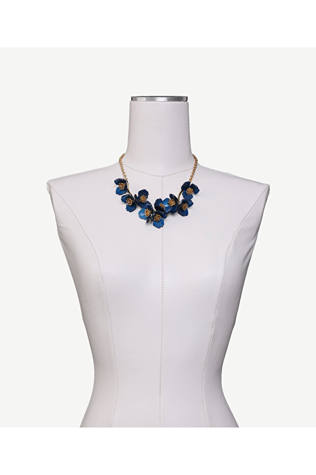 Çiçek Formlu Kolye - 3