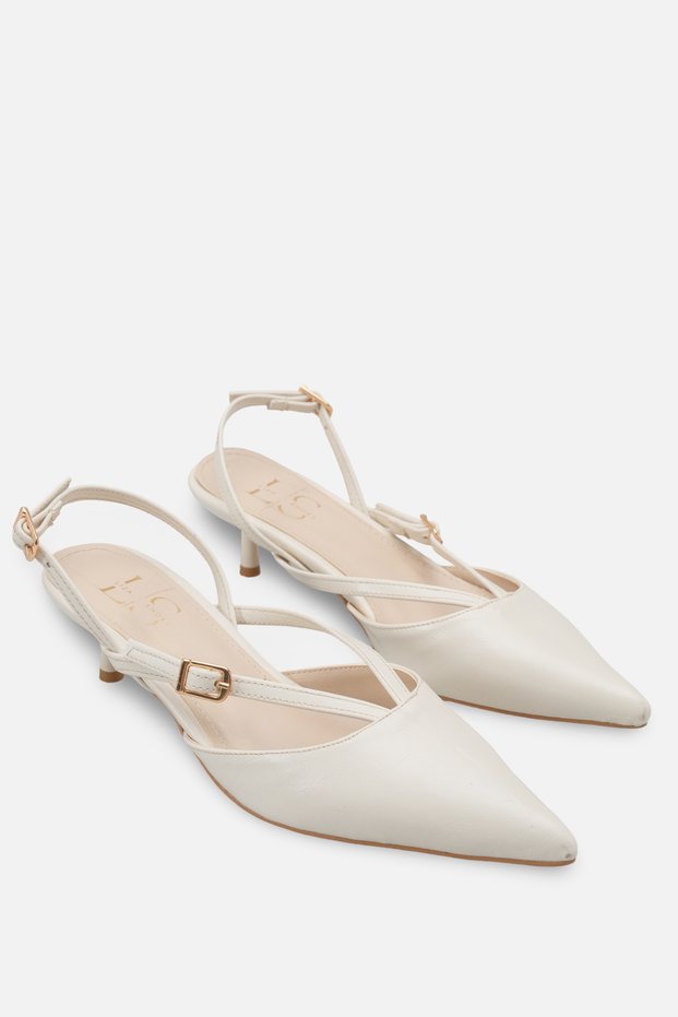 İpek Women's Short Heeled Pointed Toe Shoes A006-4397