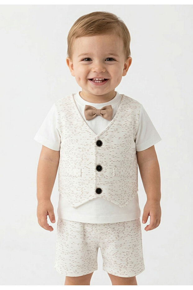 Boys T Shirt Short Sleeve + Shorts, 12M