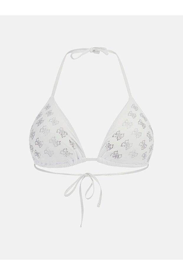 4G Logo triangle bikini top