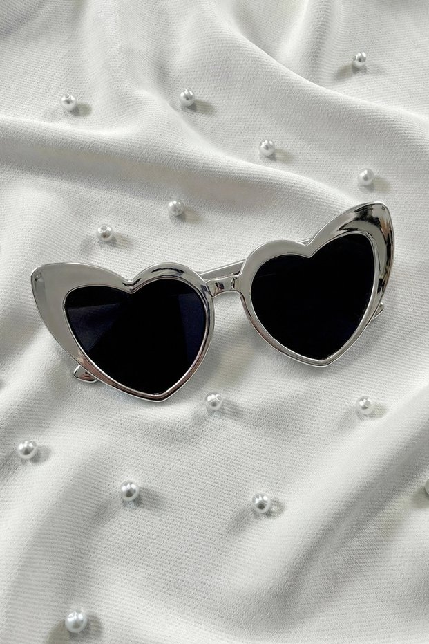 Silver Hearted Bride Groom Glasses, Bride Bridesmaid Current after Party Wedding Henna Entertainment Glasses