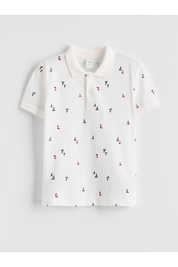 Sparkling Choices from Shining Store Devrik Roba Collar Embroidered Boy's T-Shirt