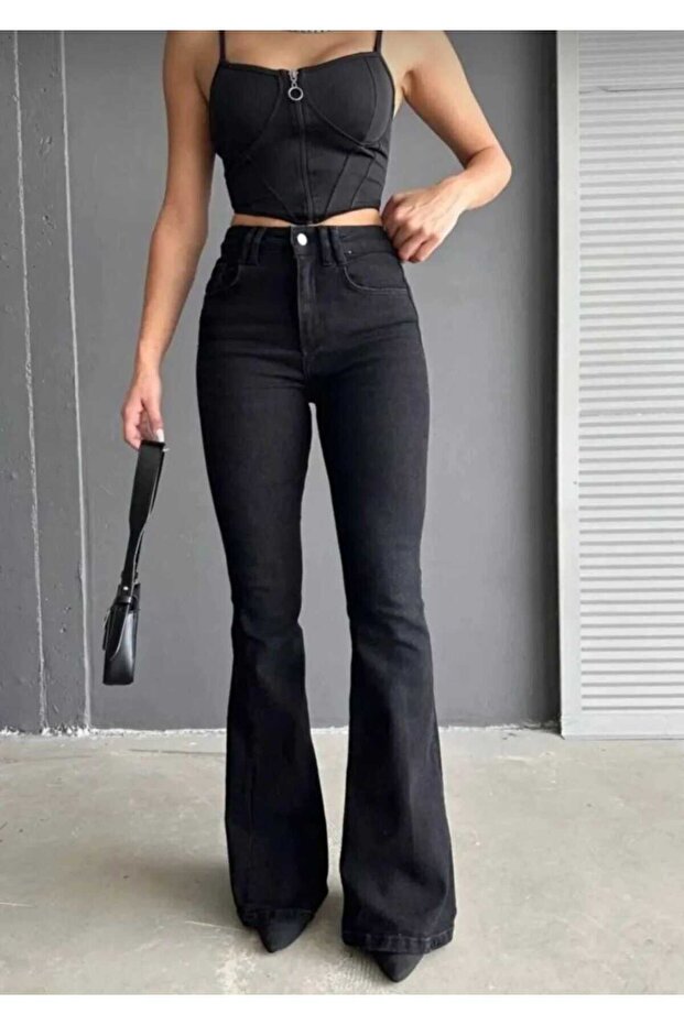 Black Spanish Paca Jeans Pants