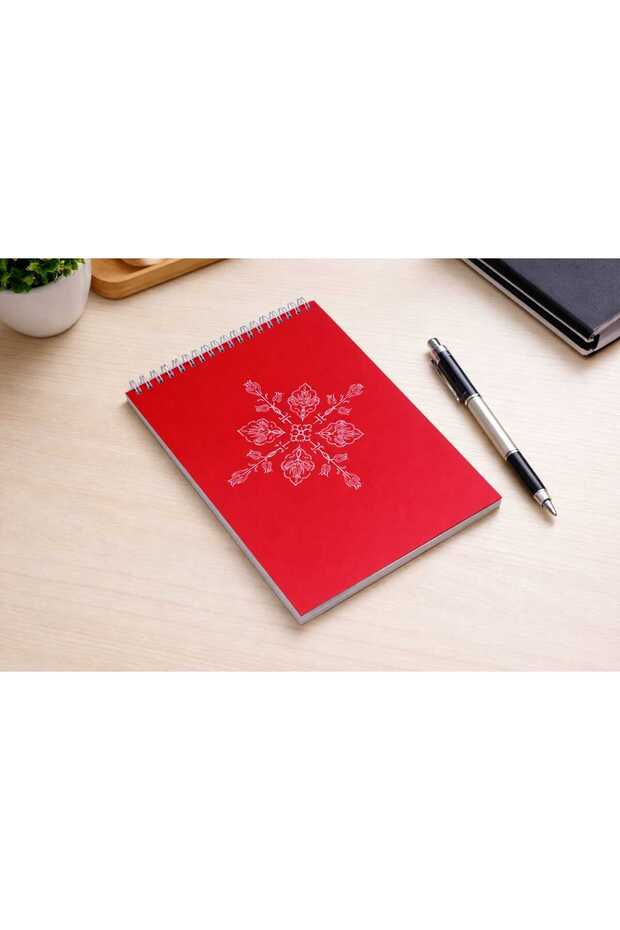 دفتر ملاحظات حلزوني من الأعلى مقاس 15x21 سم (A5)