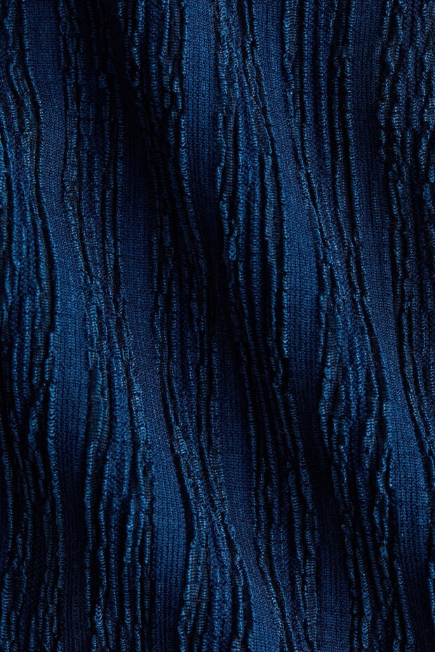 Tekstüre Halter Yaka Üst - 7