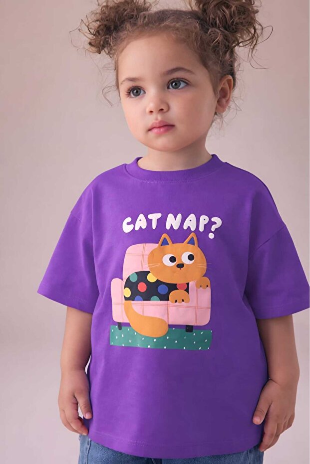 Cat Nap? Unisex Children's T-Shirt 4Gh5