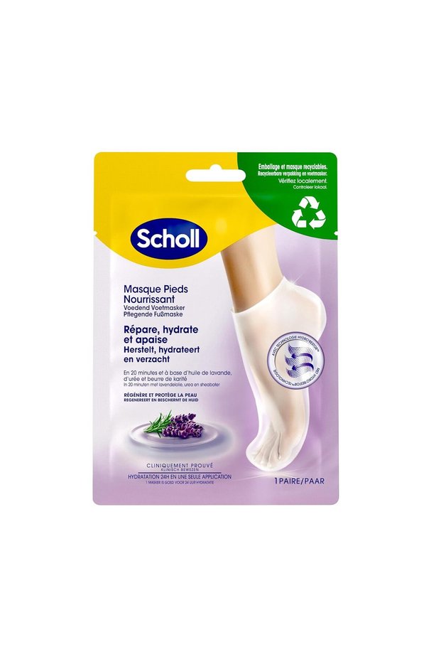 Nourishing Foot Mask 1 Pair Containing Lavender and Shea Butter