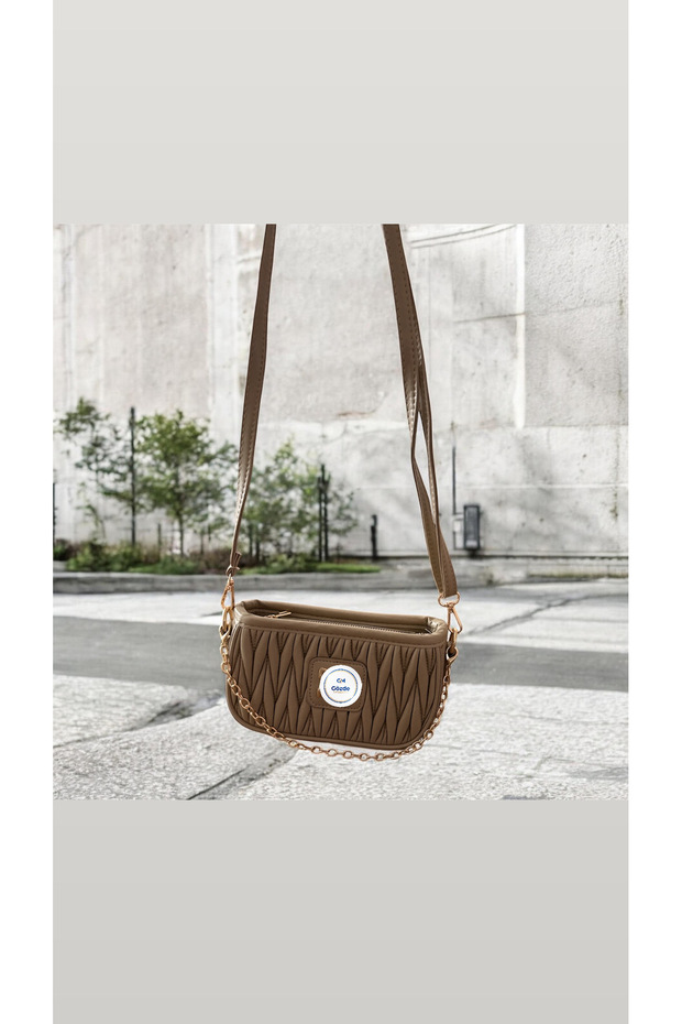 Embro Chain Detail Hand Shoulder Women's Bag