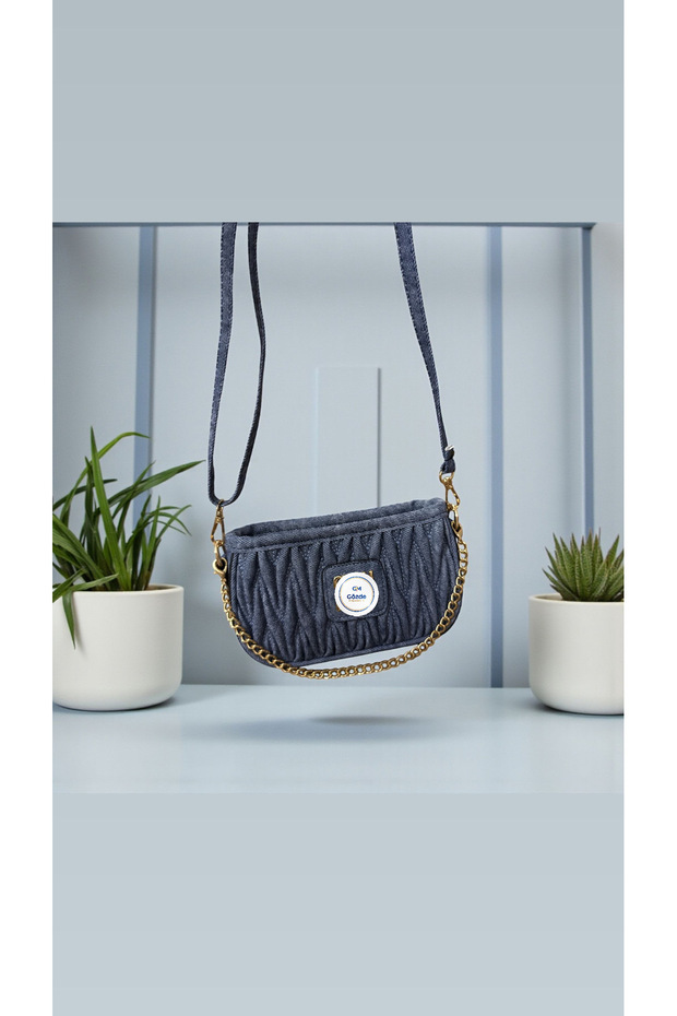 Embro Chain Detail Hand Shoulder Women's Bag