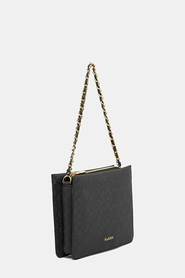 SİYAH MONOGRAM ÇANTA - 3