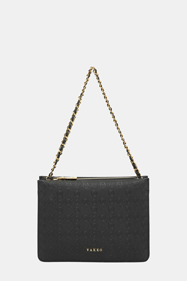 SİYAH MONOGRAM ÇANTA - 1