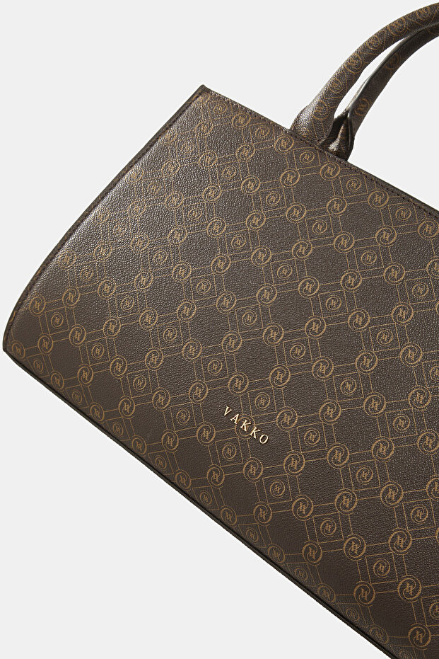 KAHVE MONOGRAM ÇANTA - 5