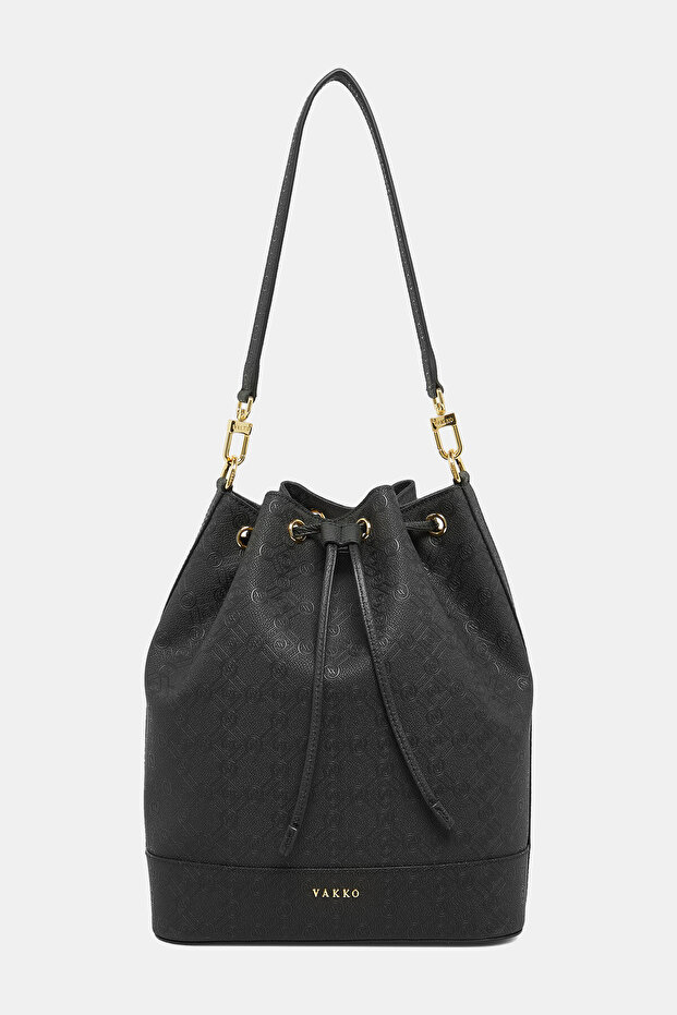 SİYAH MONOGRAM ÇANTA - 1