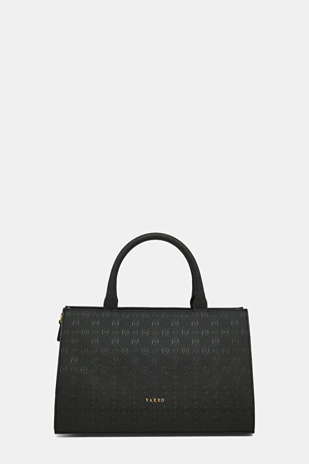 SİYAH MONOGRAM ÇANTA - 1