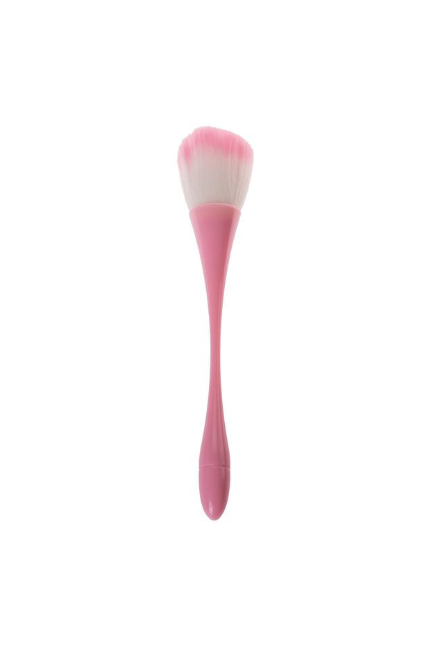 Dust Brush after Manicure and Pedicure - Soft Brush with Stylish Design Nl-0142 Pink